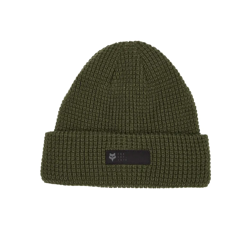 Fox Zenther Casual Beanie in Olive Green